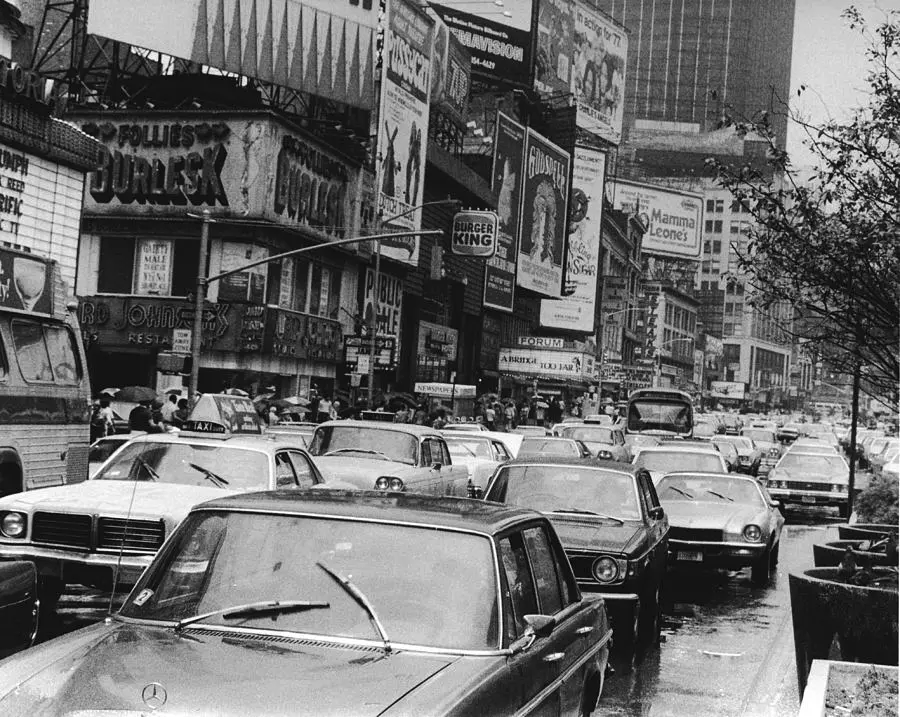 Times Square in 1977.