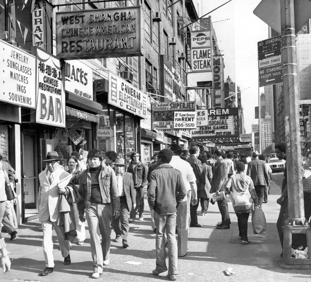 Times Square in 1975.
